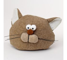 Ťažítko mačka hlava 18x14x16cm