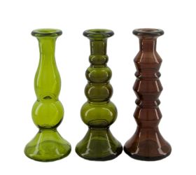 Svietnik rec. sklo 9x9xv22.5cm ass/3