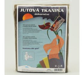 Jutová tkanina 211gr 1,3x2m hnedá