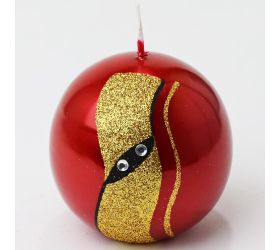 Wave guľa 80 met.červená