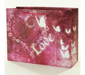 Darčeková taška m 32x11x25,5cm love