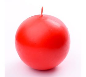 Guľa hladká 100 červená