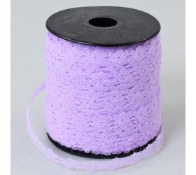 Stuha čipka 9mmx100y bl.fialová