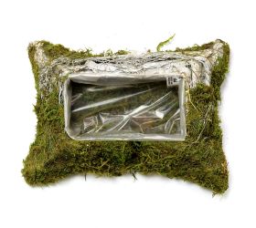 Obal mach bielozelený 32x23x8cm