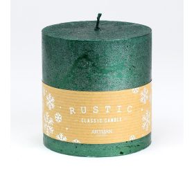 Rustic metalic val.9x9 zelený