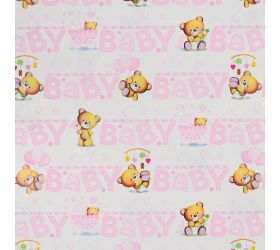 Papier bal. s/25  detský ružový 0.70mx11*1997