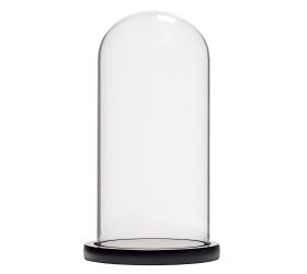 Kupola sklo drevený podstavec 12x25 super cena