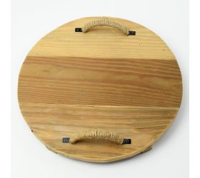 Podnos kruh drevo natur 35x35x7cm super cena