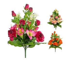 Kytica ruže ľalie x18 3f 50cm super cena