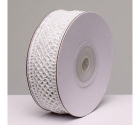 Stuha čipka hy-3548 biela 2,5cmx4,50m hy-3548
