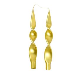 Točená špic laura zlatá bal.2ks 28cm