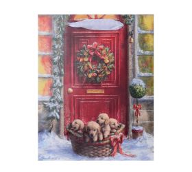Taška výška 25 × 20 × 10 cm basket with puppies