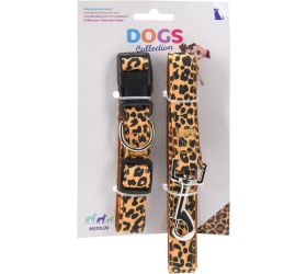 Obojok s vodítkom pre psa /leopard/491014170