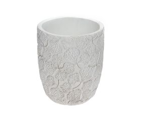 Obal kvety keramika 14*14*16.8 biely