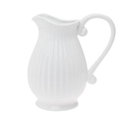 Váza džbán keramika 9,5x20x20cm biela