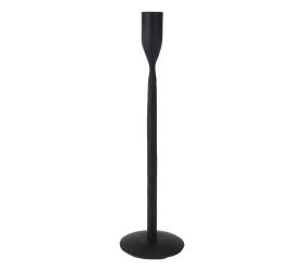 Svietnik na kónic svieč 30cm čierna //a98810450