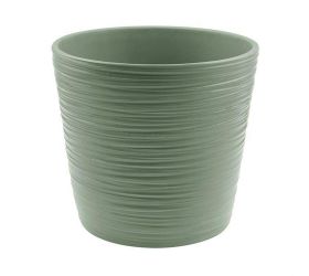 Obal ceramica rigato verde v25cm/pr.28cm