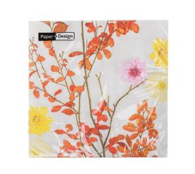207449 servítky jeseň vetva 33x33cm/207449