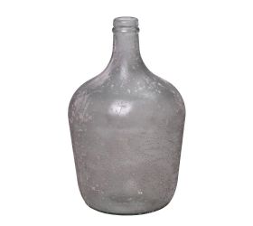 Super cena fľaša sklenená diego šedá - v30xh18cm