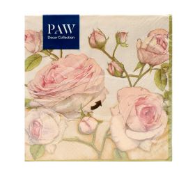 Sdl085000 servítky beaty roses 3vrs/33x33cm 20ks