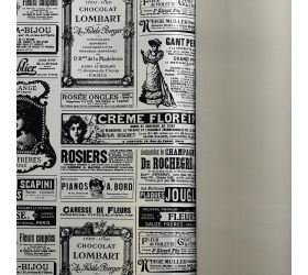 Fólia bal.papier s/20 bledo šed.+noviny 58*58cm