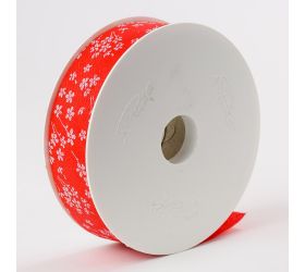 Stuha kvet červená 40 mm x 50 m