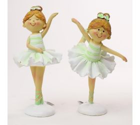 Baletka bielozelená mix 10x7,5x18,5cm