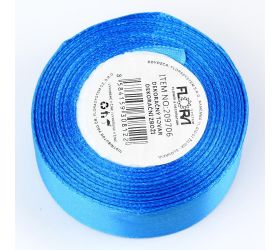Saten stuha 25mm/15m farba 121 modrá