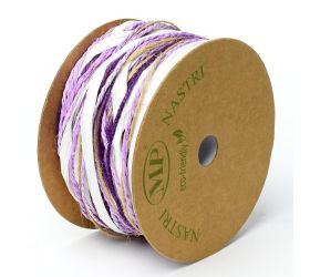 Juta vlna mix farba paper 10m lavender
