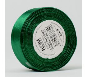 Stuha satén zelená 20mm 15m