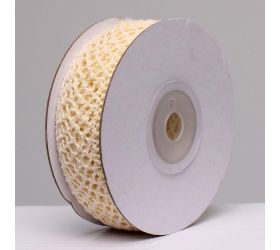 Stuha čipka hy-3548 krém 2,5cmx4,50m