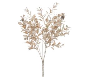 Zápich lístky 34cm ružové zlato