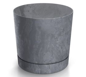 Dpop180e kvetináč tubo p beton marengo 17,8xv17,5cm 3,2l