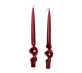 Točená špic blanka met.bordo bal.2ks 27cm