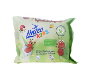 Vlhčený toal.papier linteo kids 50ks
