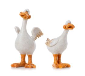 Kačky stojace bie/béž/hn/or mix/2 poly 8*7*14