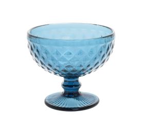 Pohár na zmrzlinu 12x10,5cm modrý