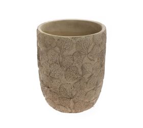 Obal kvety keramika 17*17*20.8 béžový
