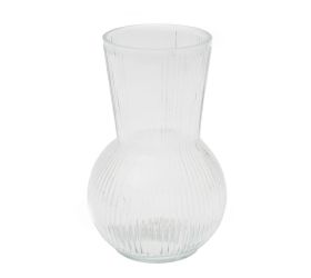 Váza sklo číra 12*17cm