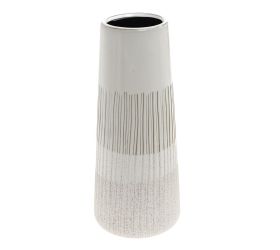 Obal váza keramika 14*14*33 biely