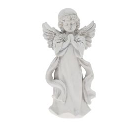 Anjel modliaci na podstavci biely 15.5*10.2*29.5cm