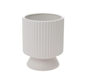 Obal na podstavci keramika biela 12*12*15cm