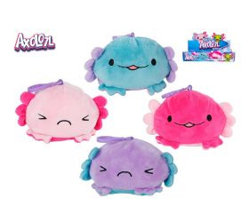 Axolotl plyšový, 10cm, obojstranný, kľúčenka