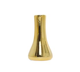 Váza ampolla zlatá/keramika oro pr.6xv11cm