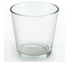V3- sklený pohár 7,5x7,7cm bez označenia