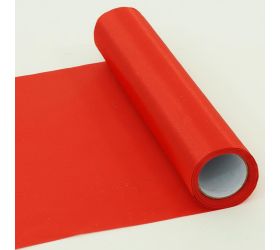 Saten rolka 32cmx6m farba 001 červená