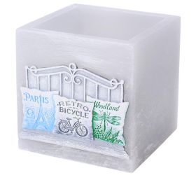 Pillows lamp.kvád.sivý