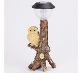 Solar sova na pni 15,5x11,5x35cm mgo