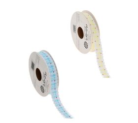 Stuha  s kvietkom 2cmx10y vzor1