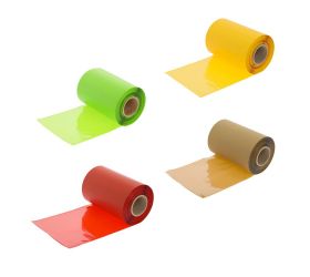 Super cena sačok rolka 200mx0,25 hnedá na kvety mix tunel trasp. 35my 0,25x200 m